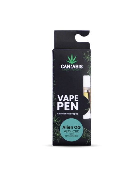 Cartucho CBD Alien OG 85% Cannabinoides