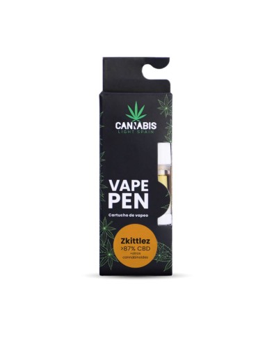 Cartucho CBD Zkittlez 85% Cannabinoides