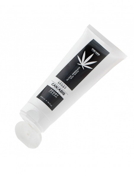 Crema deportiva con aceite de cáñamo
