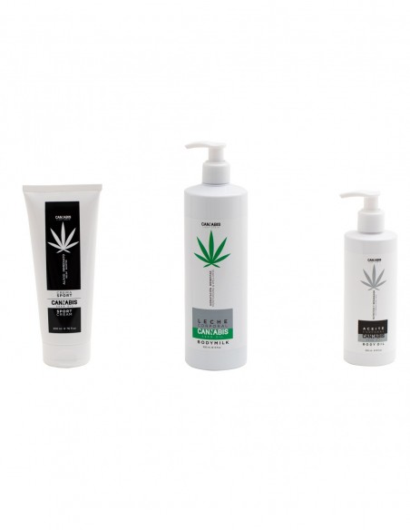 Crema deportiva con aceite de cáñamo