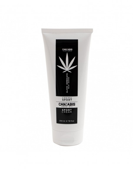 Crema deportiva con aceite de cáñamo