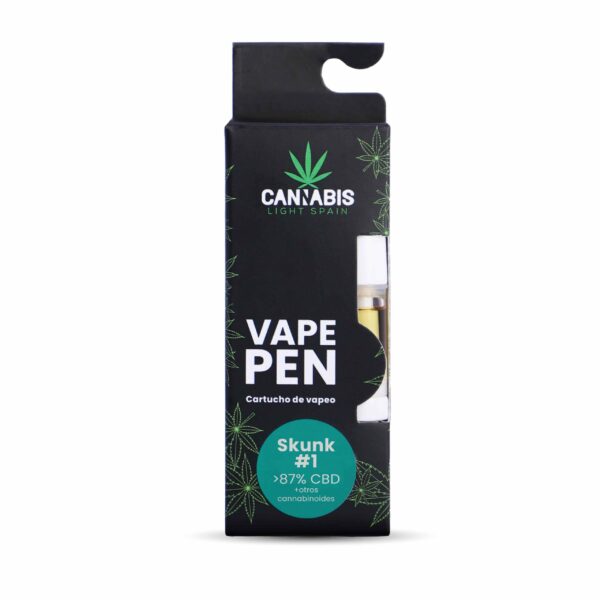 CBD Vape Pen + Cartucho CBD Skunk1 85% Cannabinoides