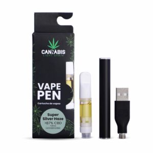 Kit Vape pen CBD Super Silver Haze 85% Cannabinoides