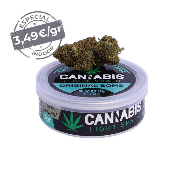 Original Bomb – flor de cáñamo Cannabis Light Spain