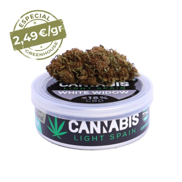 White Widow – flor de cáñamo Cannabis Light Spain